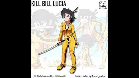Kill Bill Lucia - 3D Model Turnaround