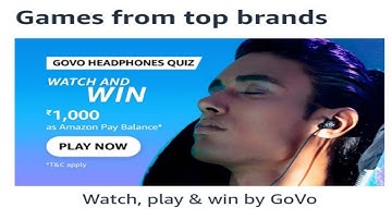 Amazon Quiz Answers Today|31 December 2021 | Daily Quiz Time