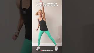 Workout To Lower Blood Sugar Quickly 5 Minute #carolinejordan #exercise #carolinejordanfitness