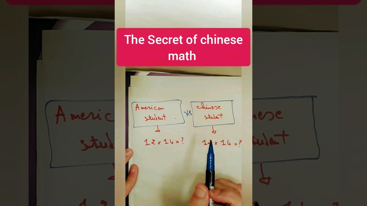 HOW CHINESE STUDENTS So Fast In Solving Math over AMERICAN STUDENTS #shorts #maths