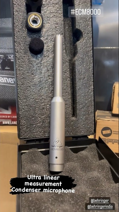 Behringer ultra linear condenser microphone#microphone #ecm8000 #musicshop #musicals #musicstore