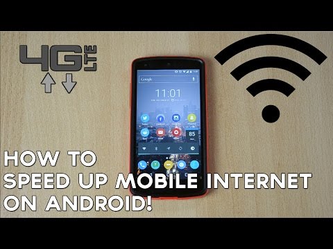 Android에서 모바일 인터넷 속도를 높이는 방법!