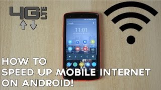 ... today i'm going to show you how speed up your mobile internet on
android and also device...