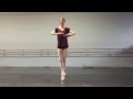 Triple Pirouette on Pointe