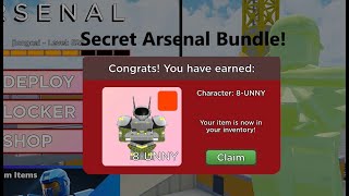 Roblox Arsenal: Secret Cyber Bunny Bundle