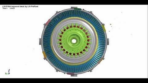 Fan Blade Out Simulation with Ls-Dyna