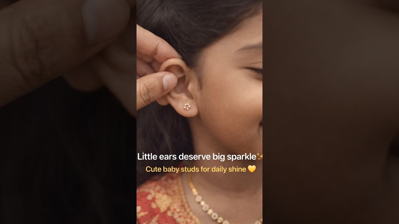 First ear piercing earring 😍 