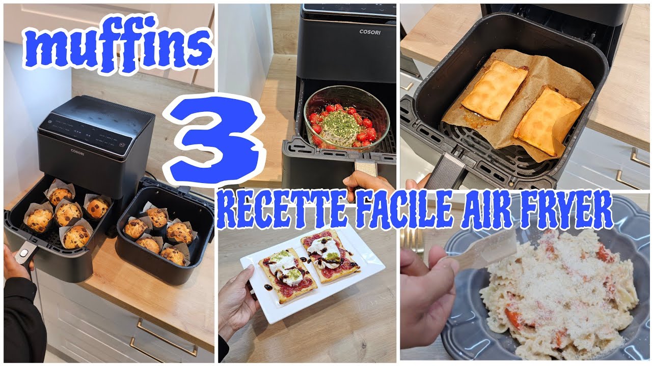 😅3 RECETTE FACILE AU AIRFYER #airfryerrecipes #airfryer #airfryer #recettesrapides #recette