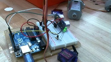 Arduino Ping Sensor (with LED & Servo)