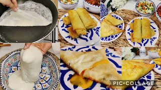 #تحضيرات_رمضانRecette feuille de brick طريقة تحضير ورقة الملسوقة( أوراق الديول) في المنزل