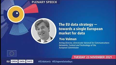 The EU data strategy – towards a single European market