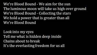 HammerFall - Blood Bound (Lyrics)