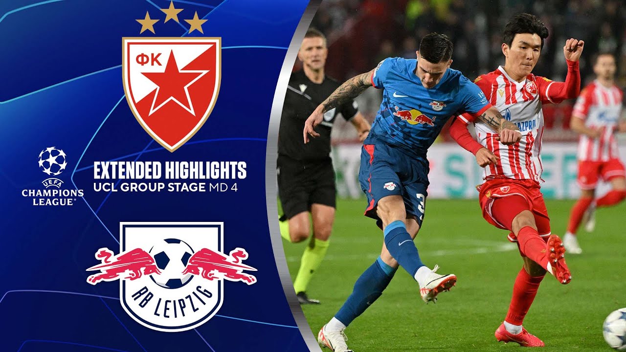 Video, Champions League highlights: Crvena Zvezda 1-2 RB Leipzig