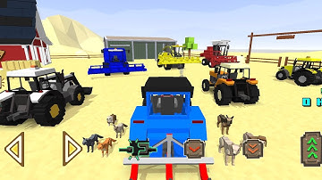 Blocky Farm & Racing Simulator ❌2018 - The new tractors have arrived on the farm🚜