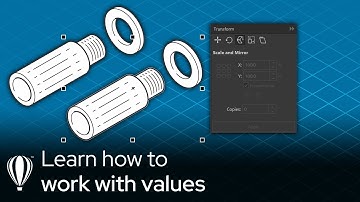 Learn how to work with values | CorelDRAW Technical Suite