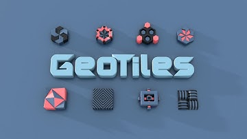 GeoTiles: Parametric Geometry Node Patterns for Blender 3.1+