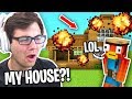 I finally played Minecraft and reacted to my HOUSE DESTROYED... (ft. Randumb, Formula, Nicks, Razz)