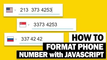 Auto Format Phone Number with SINGLE JavaScript sentence | Cleave.js Tutorial  2019