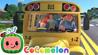 Wheels on the Bus Go Round and Round all through the town 🎶 | Nursery Kids Rhyme FUN!