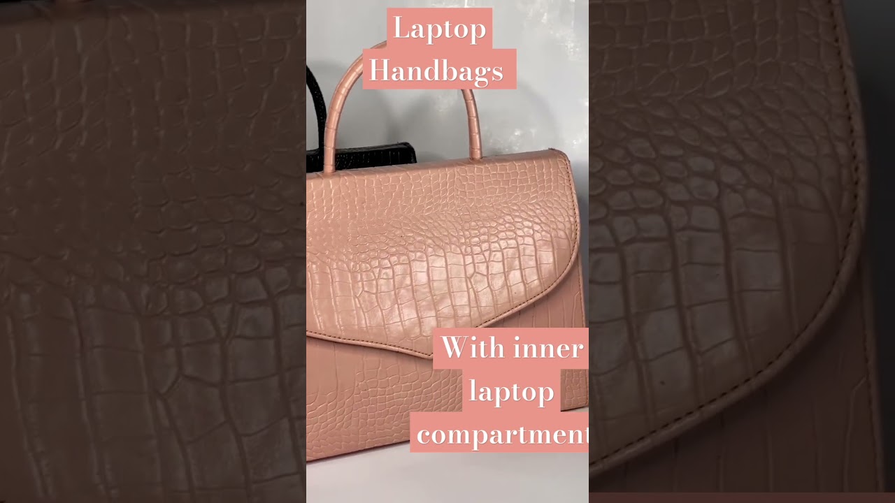 Laptop Handbag with inner laptop compartments by nusrah.co