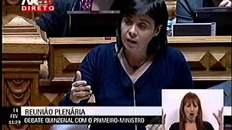 Catarina Martins vs. Passos Coelho: "Como  que ter...