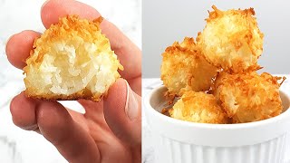 3-Ingredient Keto Coconut Macaroons (0.6g net carbs!)