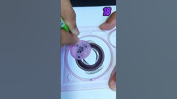 #spirograph 18 #satisfying #noksha #pattern #2024 #asmr #drawing