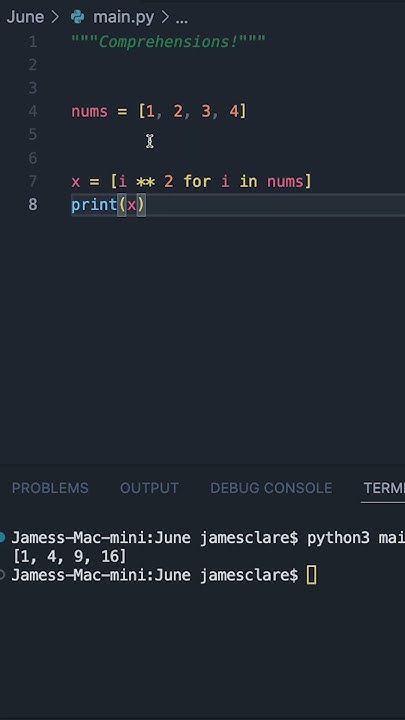 Python 3 | The flexibility of comprehensions! #coding #programming # ...