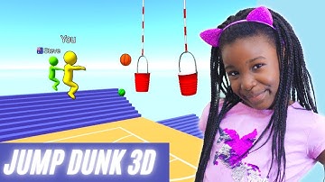 I PLAYED JUMP DUNK 3D!!! CAN I GO FROM NOOB TO HACKER IN THIS GAME