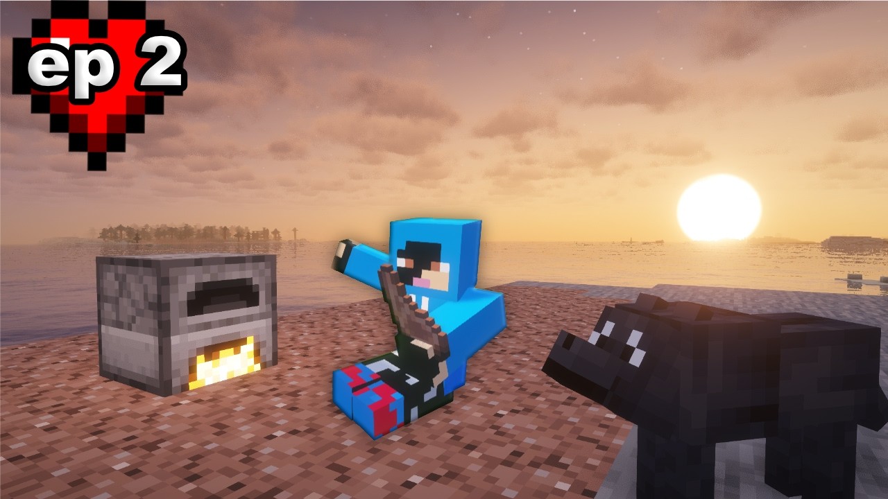 Playing survival Minecraft ep 2 - YouTube