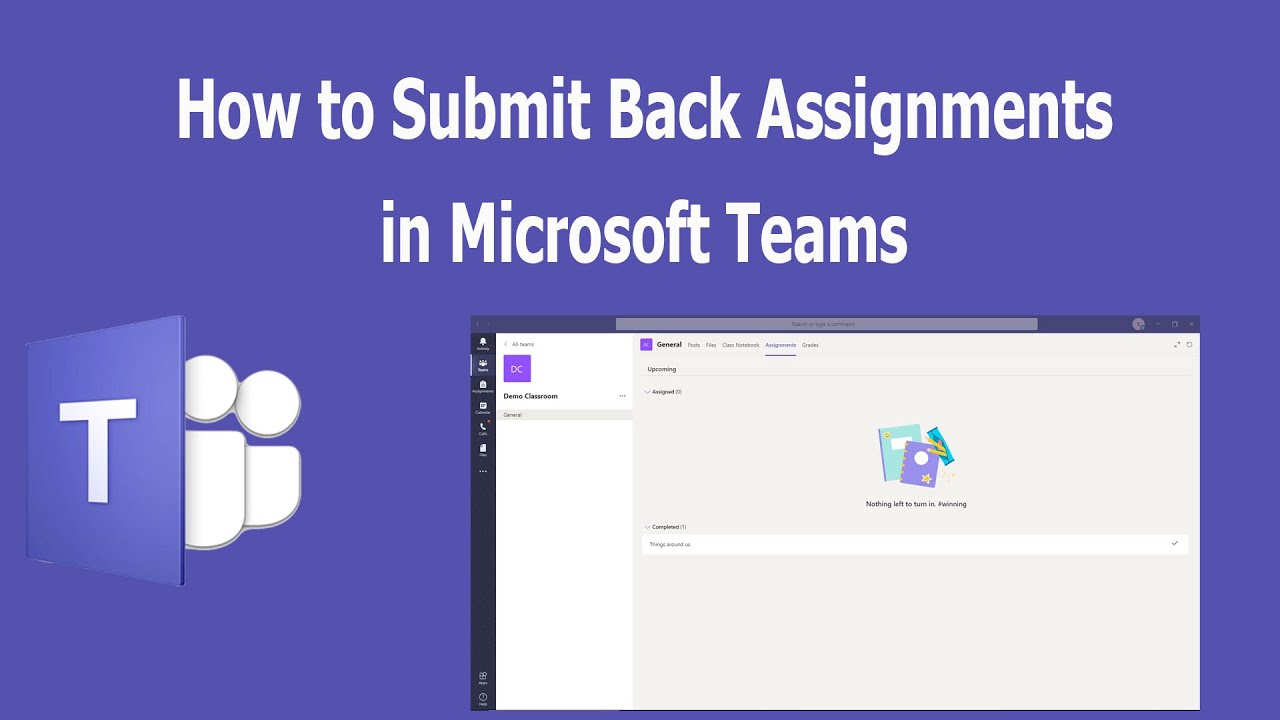 submitting assignments on teams