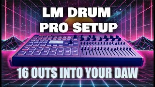 Behringer LM Drum Advanced Studio Setup – Full Multichannel Recording, ADAT &amp; DAW Integration