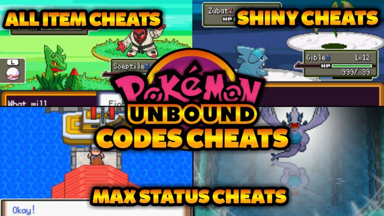 PokéGuide - Unbound new codes