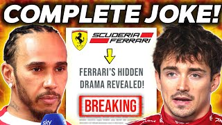 Huge Tension At Ferrari After Hamilton & Leclercs Latest Statement Leaves Team Boss Stunned