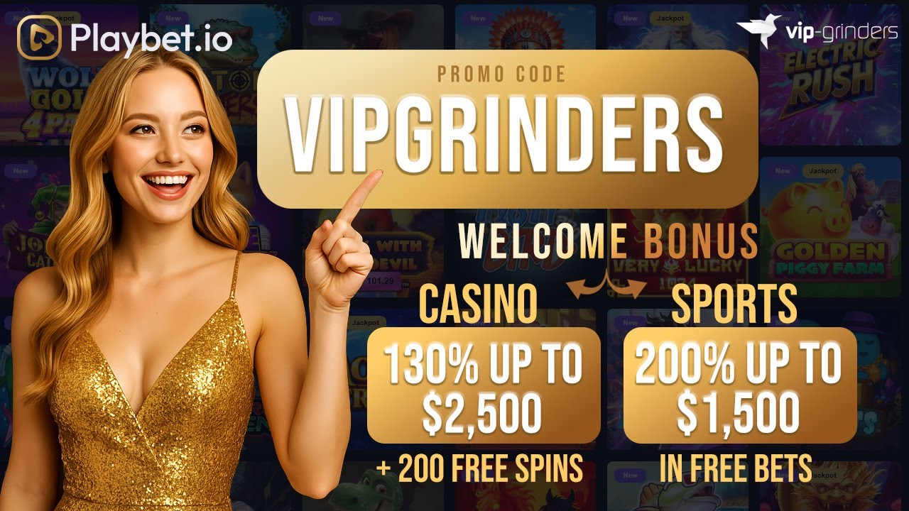 Playbet.io Bonus Code 2026 🎁 $10,000 + 200 Free Spins