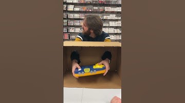 Can Sam Guess These Retro Gaming Items Without Looking at them?