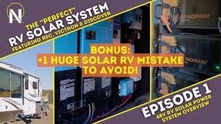 48 Volt RV Solar Power System | REC, Victron, Discover | Episode 1: System Overview + Bonus Mistake!