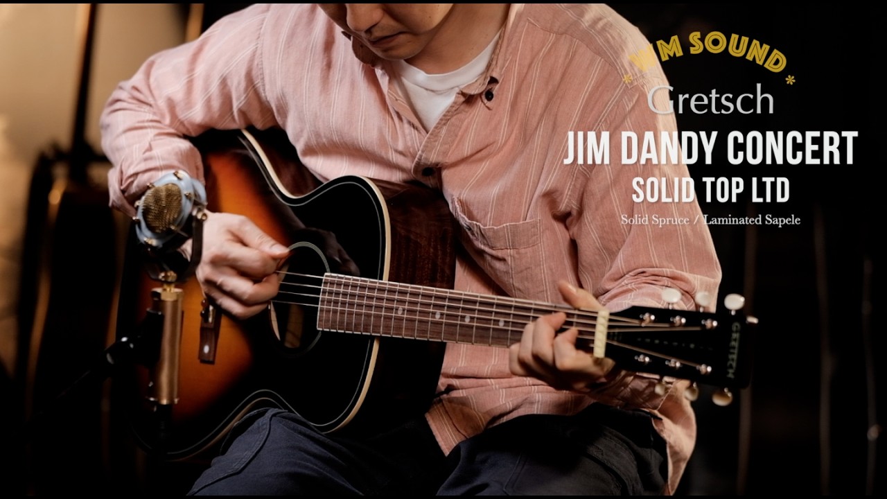 2025 Gretsch Jim Dandy Concert Solid Top LTD - YouTube
