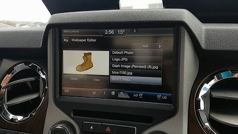 How to Change the Background on MYFord Touch Screen - FYF Episode 12