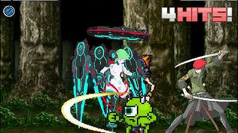 MUGEN Request: Lina & Sho Minazuki Vs Neku Sakuraba & Mike Wazowski