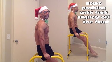 My Favorite Lebert bar exercises. Chest and tricep dips, ab work and a shoulder stand! fit and 50