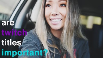 How to title your Twitch stream