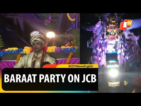 Groom Hires JCB For Wedding Procession In Odisha