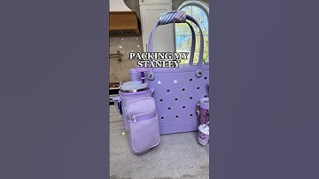 Packing Stanley Cups for mommy and daughter #asmr #stanleycup #packmystanley #restock #organization