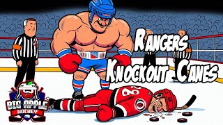 Chris Kreider Natural Hat Trick Eliminates the Hurricanes!!!!