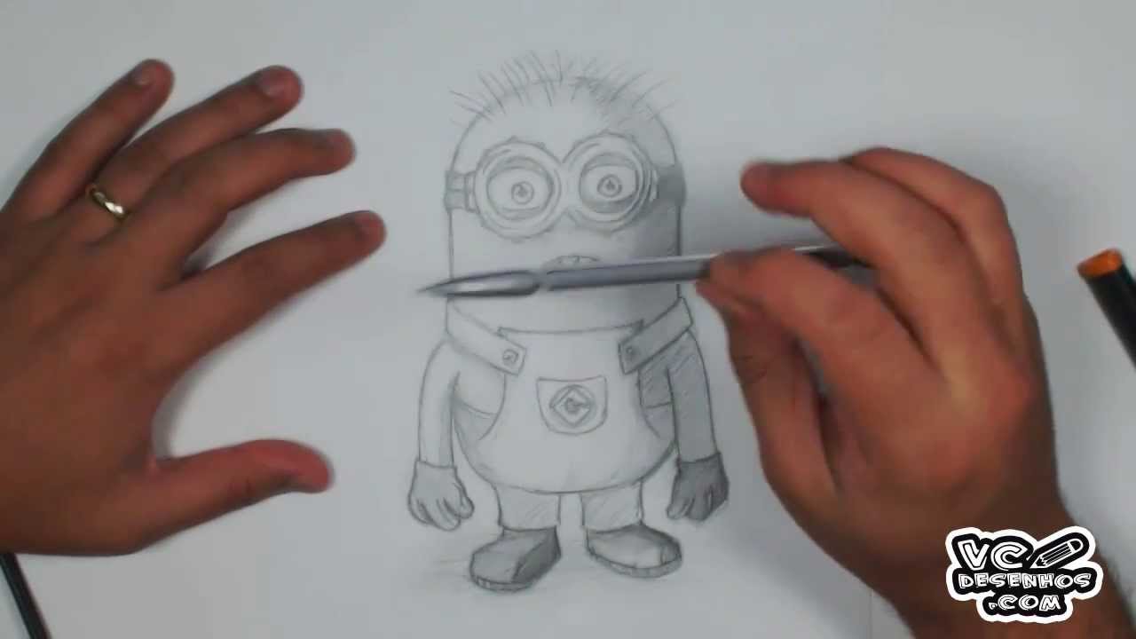 Aula de sobreamento + Como desenhar os Minions - YouTube