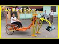 Robot marcheur fait maison  vido complte  technologie automobile
