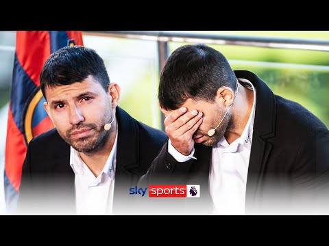 Sergio Aguero bids tearful farewell to football career after heart scare ❤️