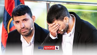 Sergio Aguero bids tearful farewell to football career after heart scare ❤️