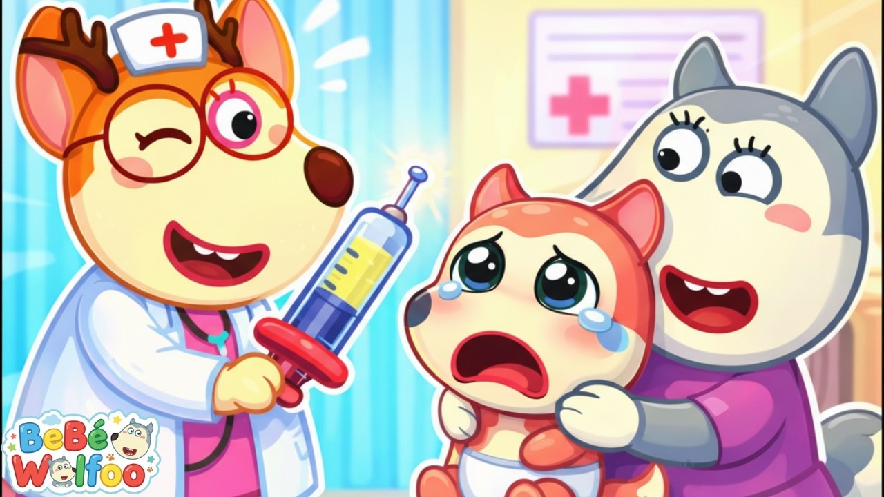 Bebé Wolfoo | ¡Vacunarse no da miedo! | Dibujos animados para niños
